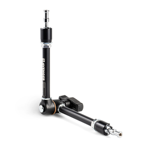 Avenger Friktionsarm mit T-Knopf Schwarz, Dual 16mm Spigots