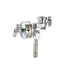 Avenger Jumbo-Griffkopf 4,5 ", Silber mit Stud & Receiver