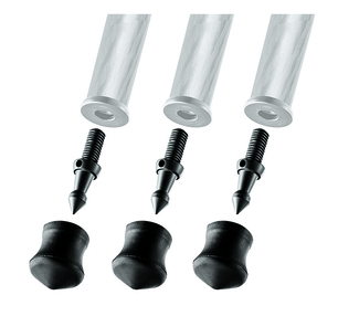 Gitzo auswechselbarer Spike- und Gummi-Fuß, 30mm, 3er Set