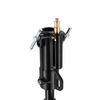 Heavy Duty Lampenstativ schwarz, 3 Segmente