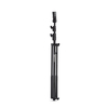 Heavy Duty Lampenstativ schwarz, 3 Segmente