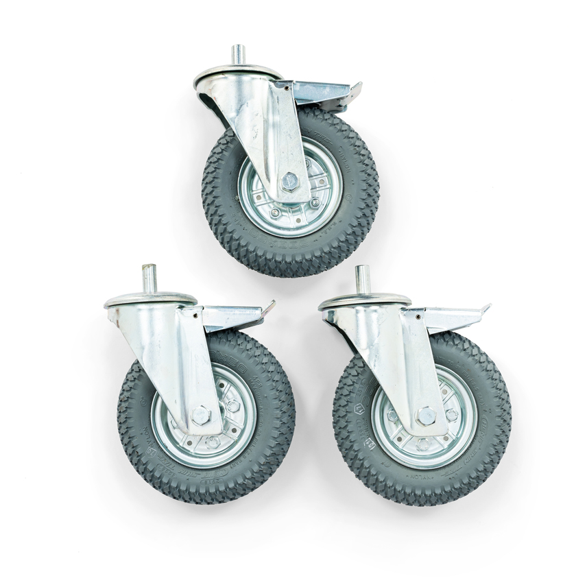 WHEEL SET 200 MM W/BRAKES