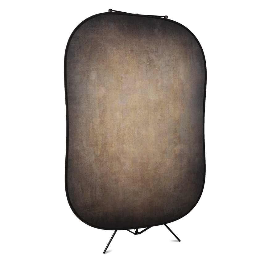 Vintage, faltbar 1,5 x 2,1 m, Walnut/Pewter 