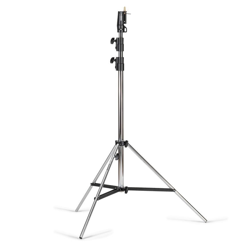 Heavy Duty Lampenstativ silber, 3 Segmente