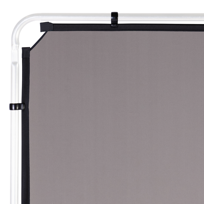 EzyFrame Hintergrund Cover 2 m x 2,3 m Grau