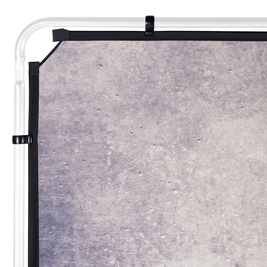 EzyFrame Vintage Hintergrundbespannung, 2 x 2,3 m, Rauch