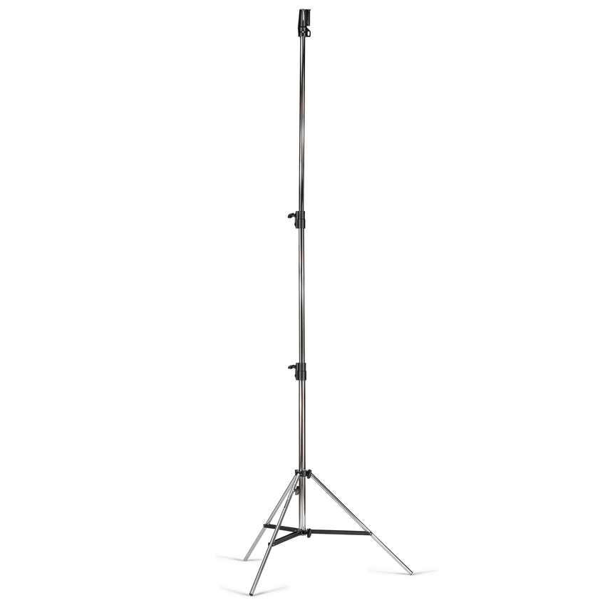 Heavy Duty Lampenstativ silber, 3 Segmente