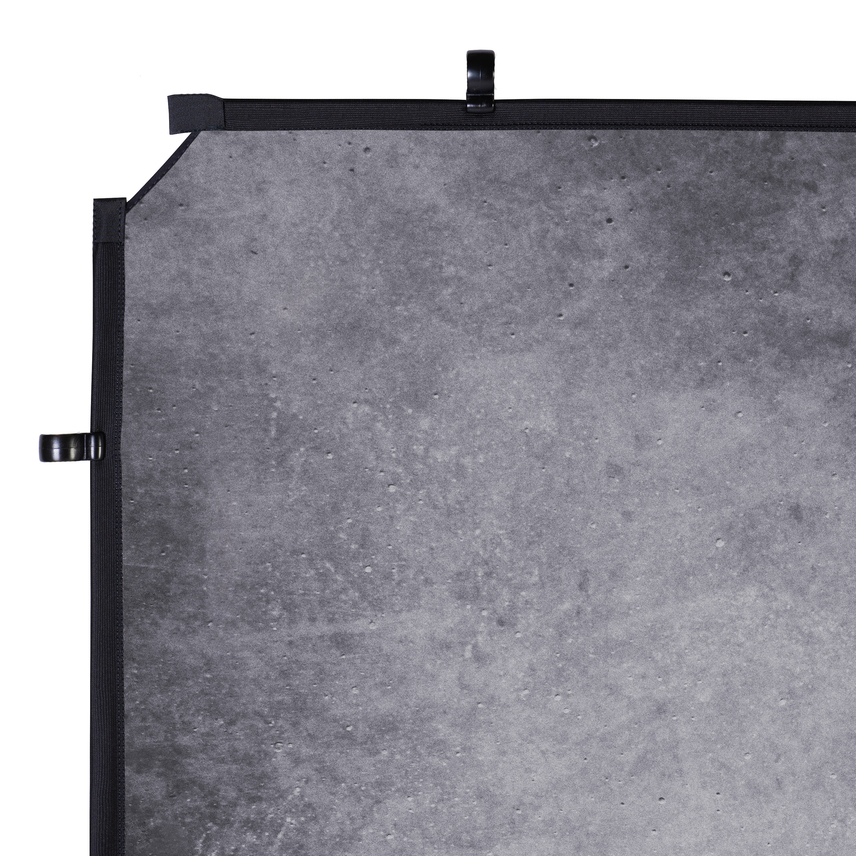 EzyFrame Vintage Hintergrundbespannung, 2 x 2,3 m, Rauch