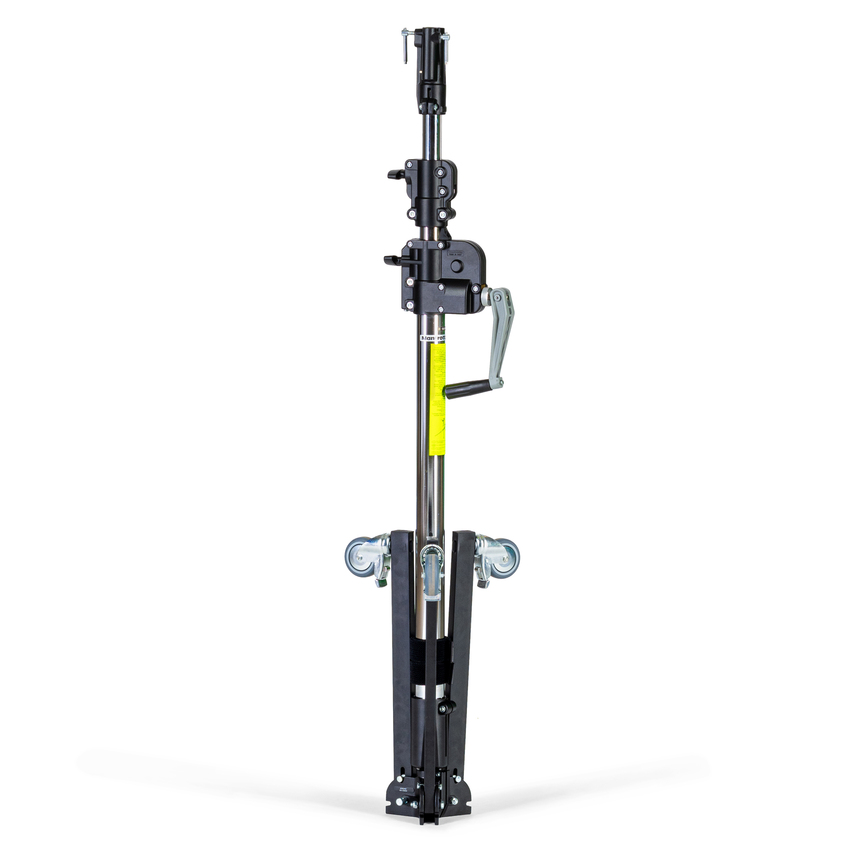 Wind-Up Bodenstativ mit Kurbel, 3 Segmente