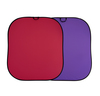 Falthintergrund 1,8x2,15m Rot/Lila