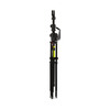Wind-Up Lampenstativ kurz, 3 Segmente, schwarz