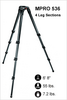 MPRO Carbon Videostativ mit 75mm Halbschale, 4 Segmente