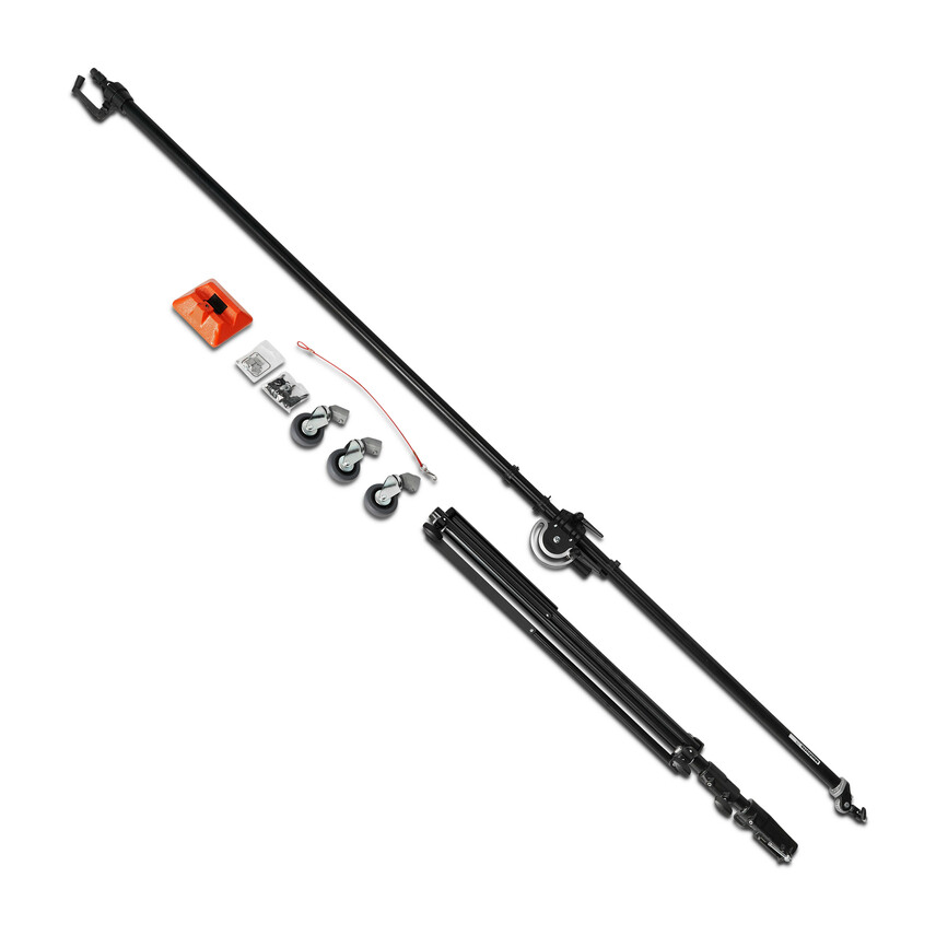 Super Boom Set: Lampenstativ, Ausleger & Gegengewicht