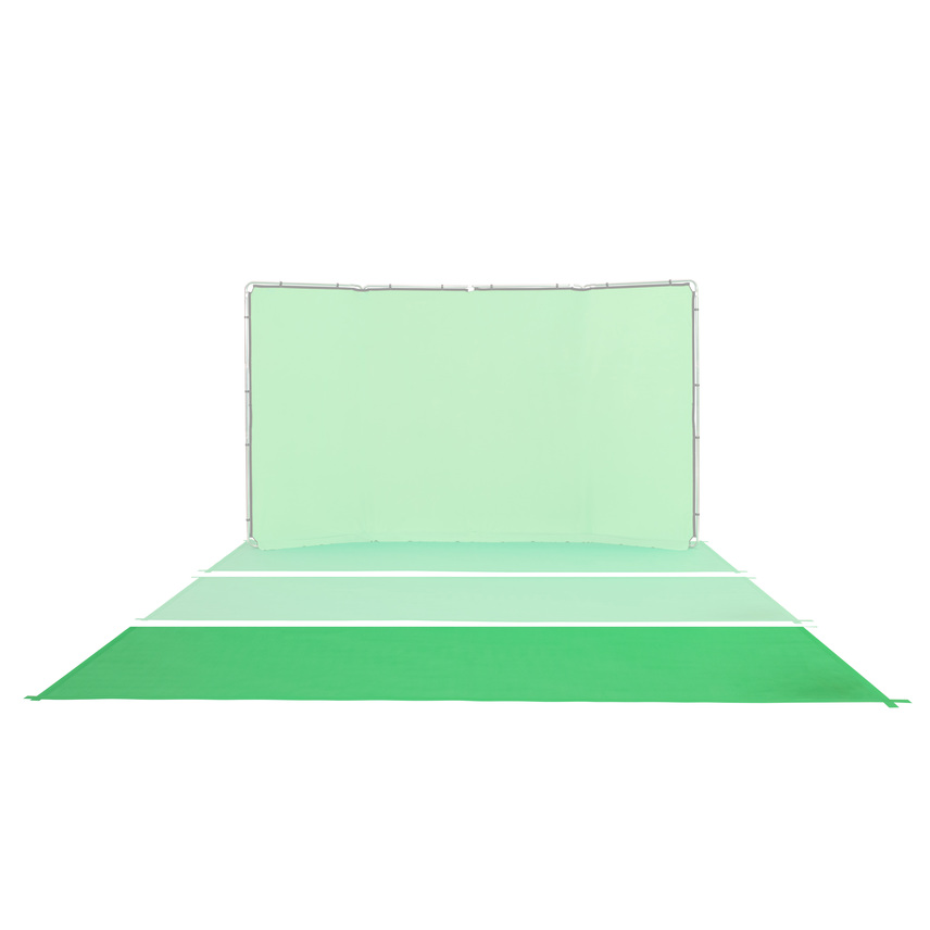 Vinyl Bodenstreifen 1.37m x 4m Chromakey Grün