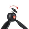 PIXI Mini-Stativ, schwarz (Hergestellt in Italien)