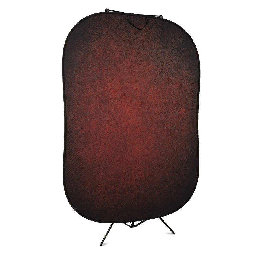 Vintage, faltbar 1,5 x 2,1 m, Aubergine/Crimson 