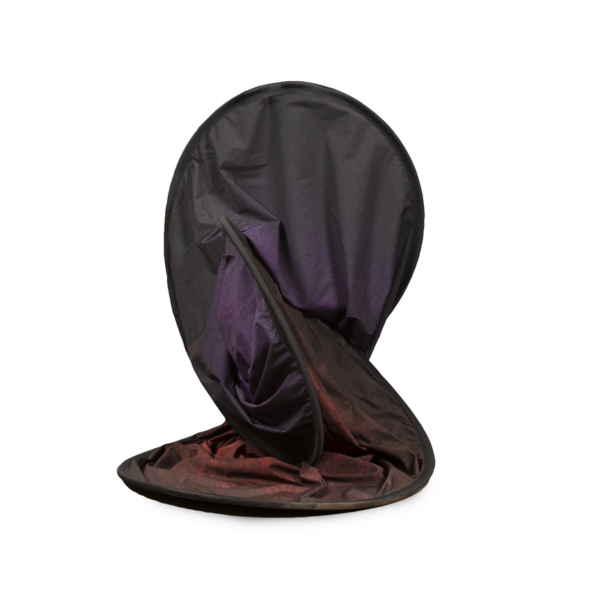 Vintage, faltbar 1,5 x 2,1 m, Aubergine/Crimson 