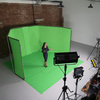 Vinyl Bodenstreifen 1.37m x 4m Chromakey Grün
