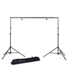 Hintergrund Set: 2 Lampenstative, Querstange, Klemmen u.m.