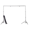 Hintergrund Set: 2 Lampenstative, Querstange, Klemmen u.m.