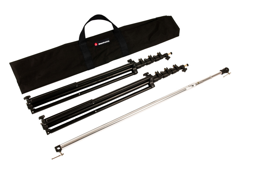 Support for 3m Curtain & Roll Up Backgrounds (Metal Collars)