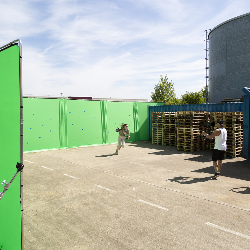 StudioLink Chroma Key Greenscreen-Kit, 3 x 3 m