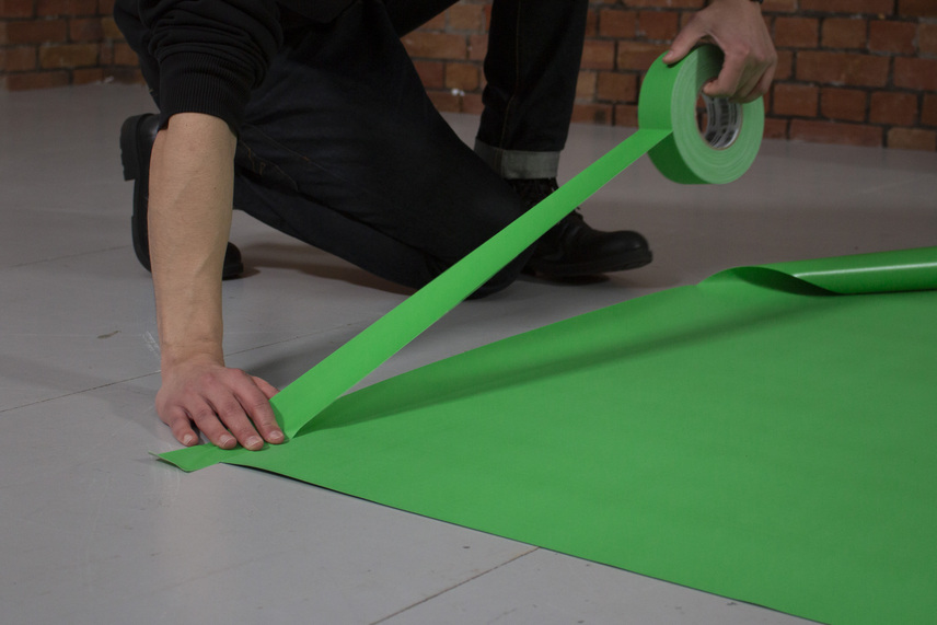 Gaffer Tape 50mm x 50m Chromakey Grün