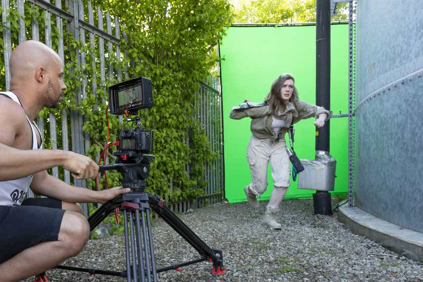 StudioLink Chroma Key Greenscreen-Kit, 3 x 3 m