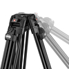 Videokopf Nitrotech 608 mit Stativ 645 Fast Twin Alu