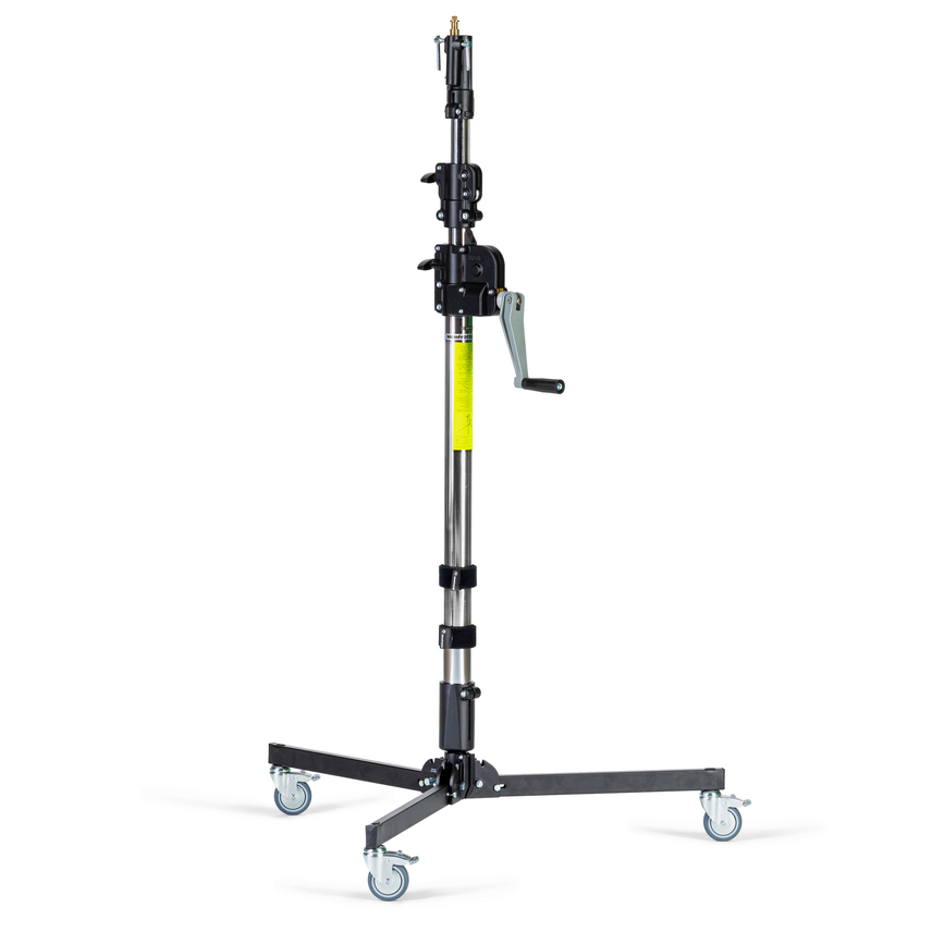 Wind-Up Bodenstativ mit Kurbel, 3 Segmente