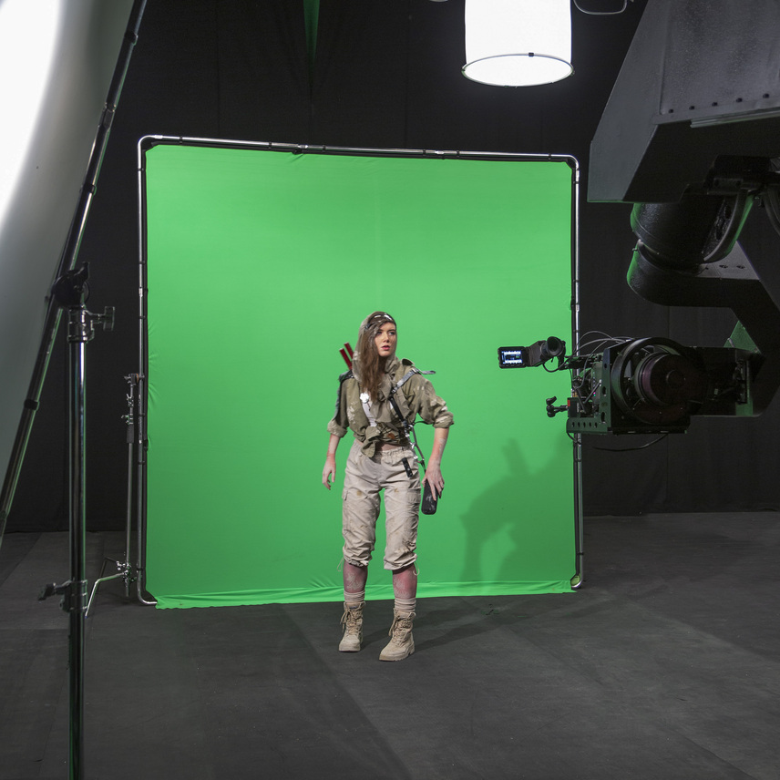 StudioLink Chroma Key Bluescreen-Bespannung, 3 x 3 m