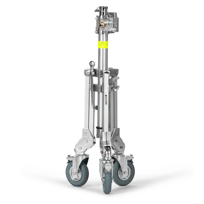 Avenger Strato Safe Crank-Up Stativ 1 R mit harten Rollen