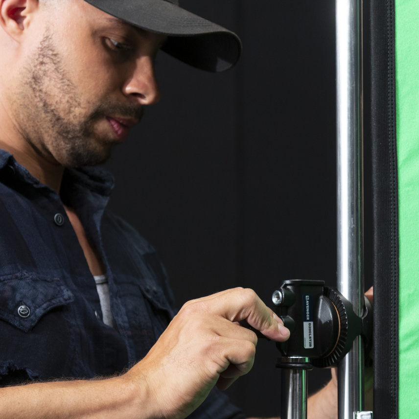 StudioLink Chroma Key Bluescreen-Hintergrund-Kit 3 x 3 m²