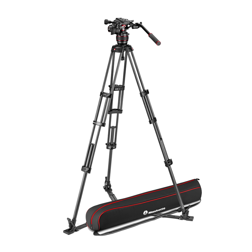Nitrotech 608 Carbon VIdeo-Stativ mit Bodenspinne