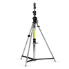 Wind-Up Alu Lampenstativ, silber, 3 Segmente