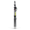 Wind-Up Alu Lampenstativ, silber, 3 Segmente