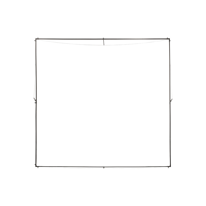 Avenger Modularer Überkopfrahmen mit Ohren, 610x610 cm