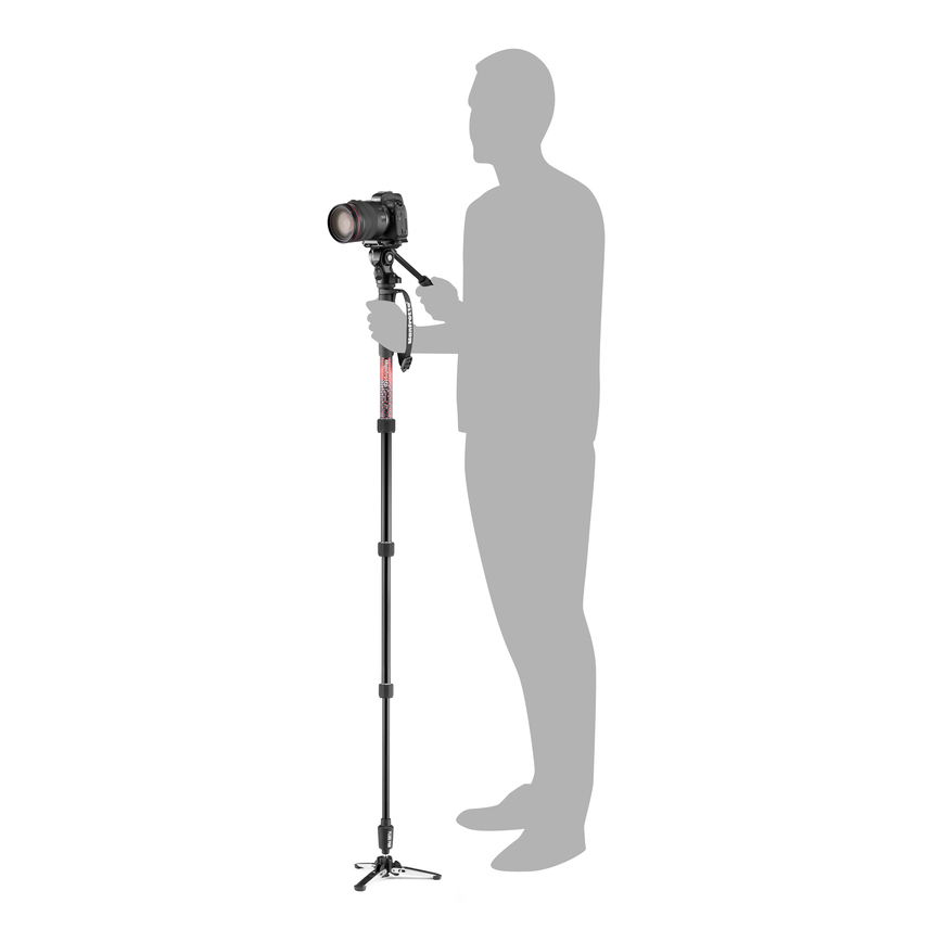 Element MII Video-Einbeinstativ Aluminium Kit mit Fluidkopf