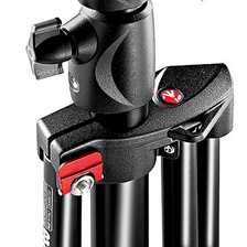 Master Alu Lampenstativ 3er-Set, schwarz mit Luftfederung