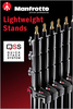 Master Alu Lampenstativ 3er-Set, schwarz mit Luftfederung