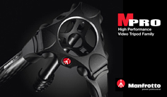 MPRO Carbon Videostativ mit 75mm Halbschale, 4 Segmente