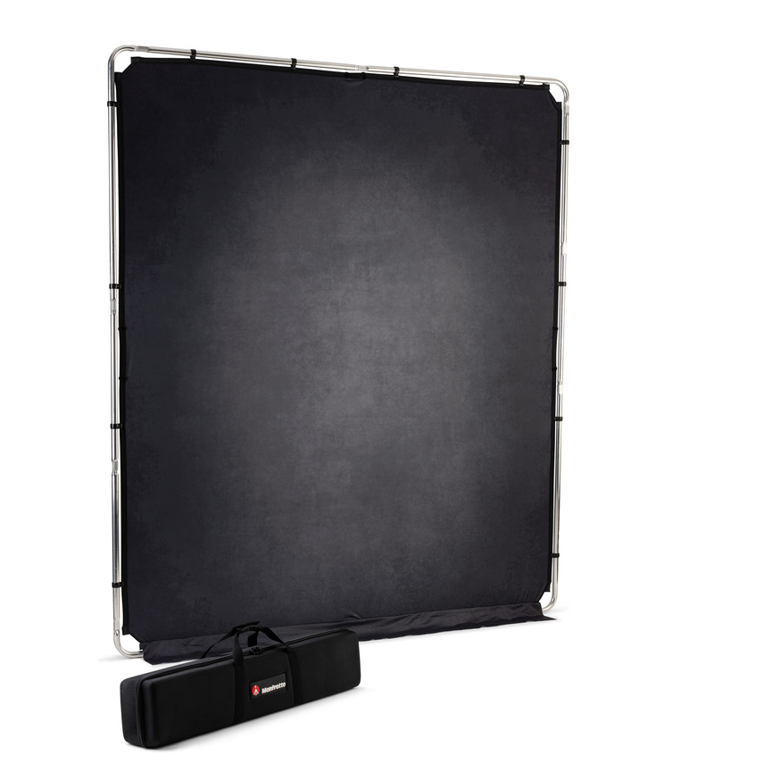 EzyFrame Vintage Hintergrund, 2 x 2,3 m, Pewter
