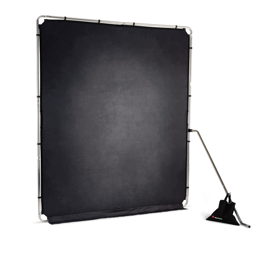 EzyFrame Vintage Hintergrund, 2 x 2,3 m, Pewter