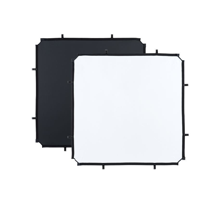 Rapid SkyLite Stoffbezug klein 1,1x1,1m Schwarz/Weiss