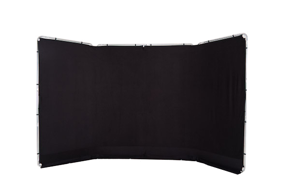 Panorama Hintergrund 4m (Schwarz)