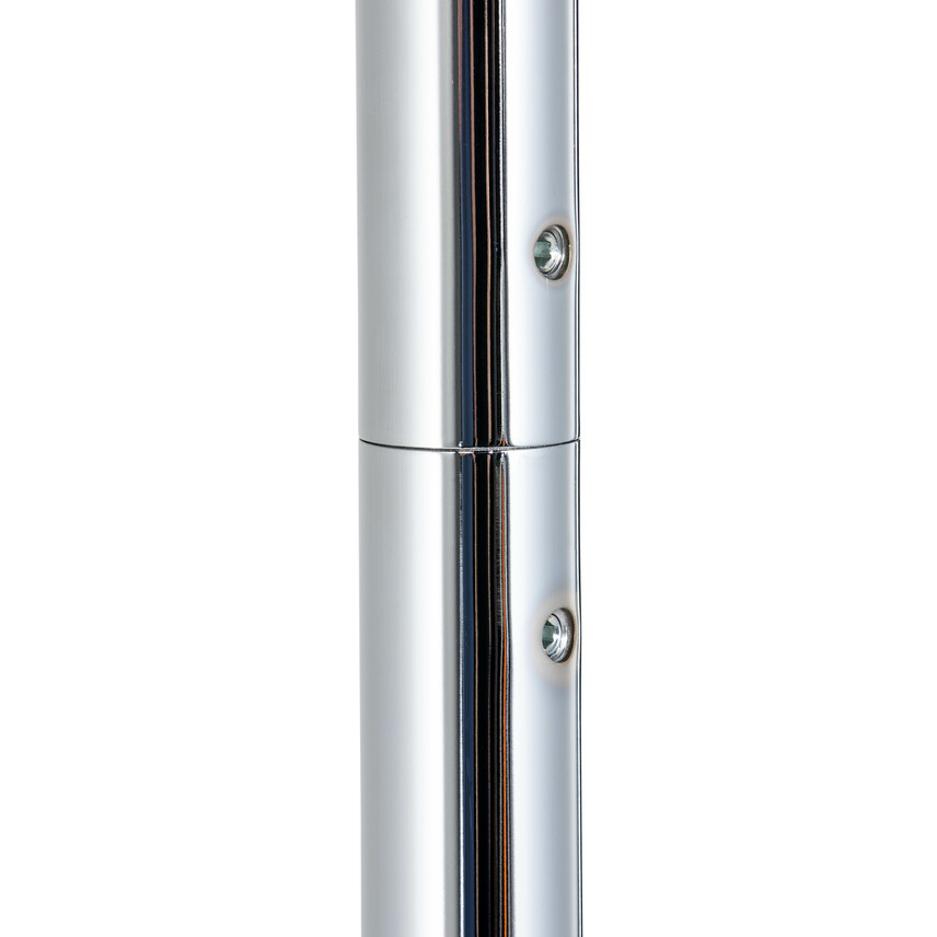 Stativ mit Rollen und Gleitträger, silber