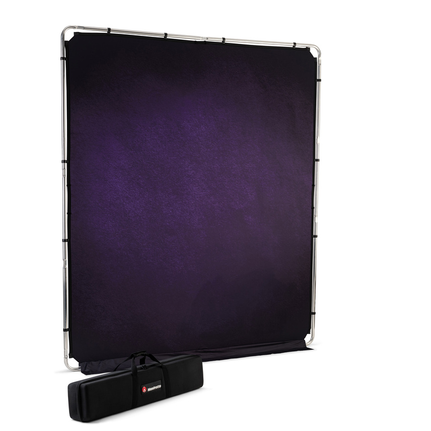 EzyFrame Vintage Hintergrund, 2 x 2,3 m, Aubergine