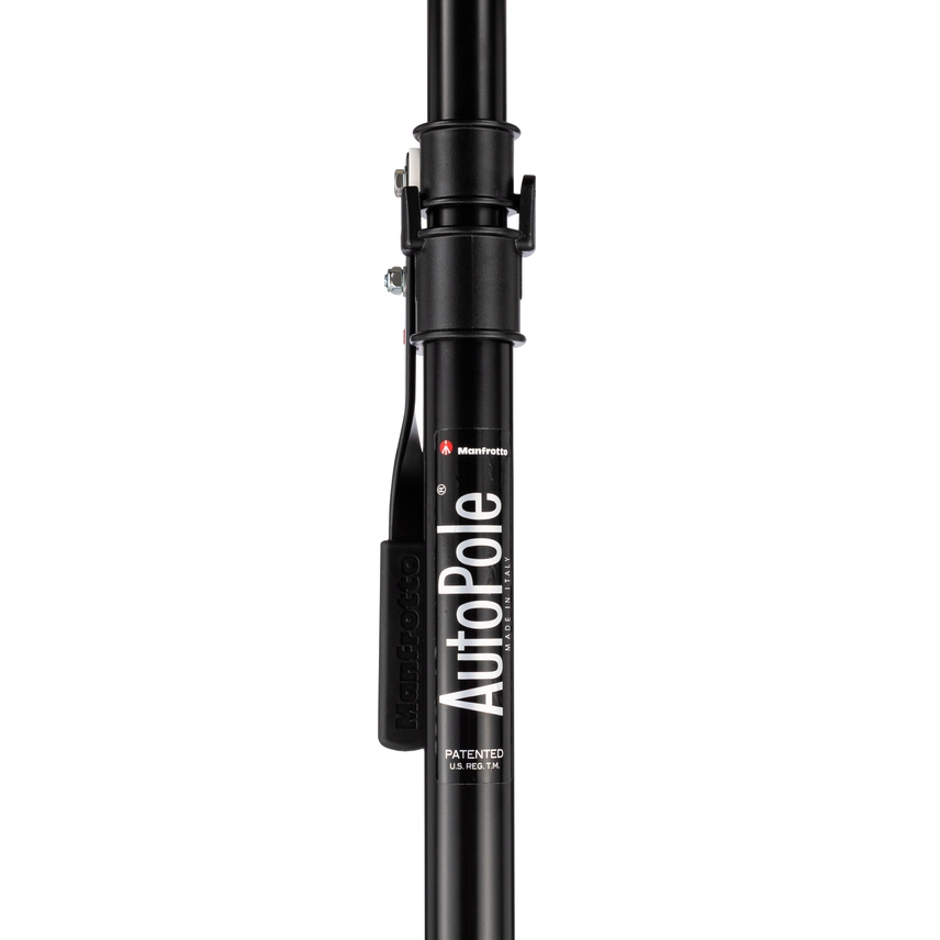 Autopole, schwarz, 210 bis 370cm