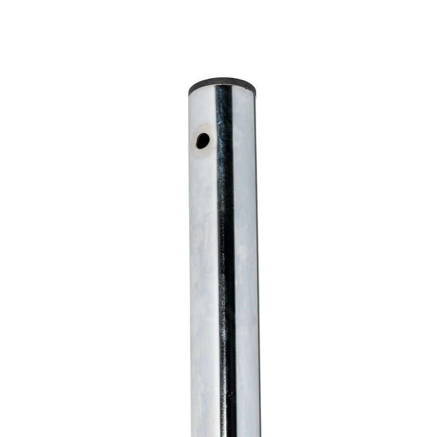 Stativ mit Rollen und Gleitträger, silber