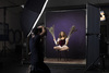 EzyFrame Vintage Hintergrund, 2 x 2,3 m, Aubergine